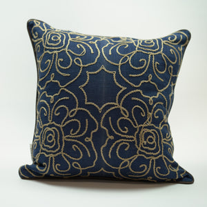 Embroidered Floral / blue